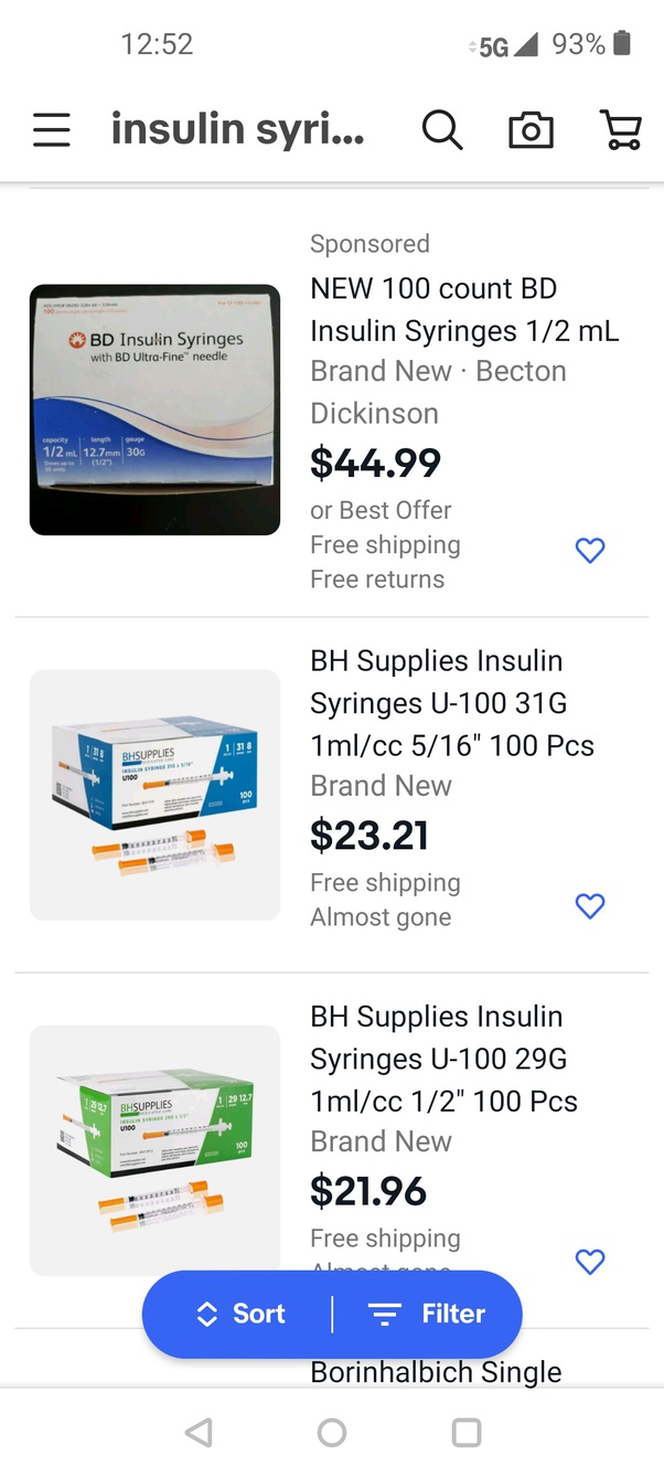 コレクション u100 insulin syringes walgreens 100204How to read u100