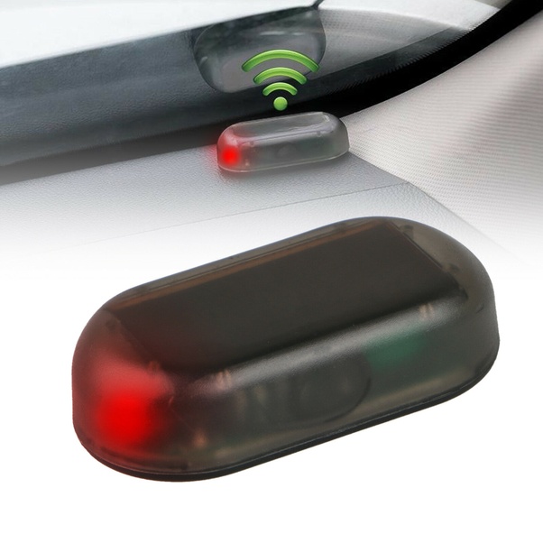 I went outside last night and I noticed a red flashing light on the top