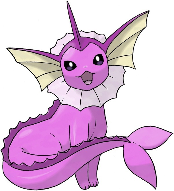 If shiny Vaporeon were to turn into water molecules, would the water be