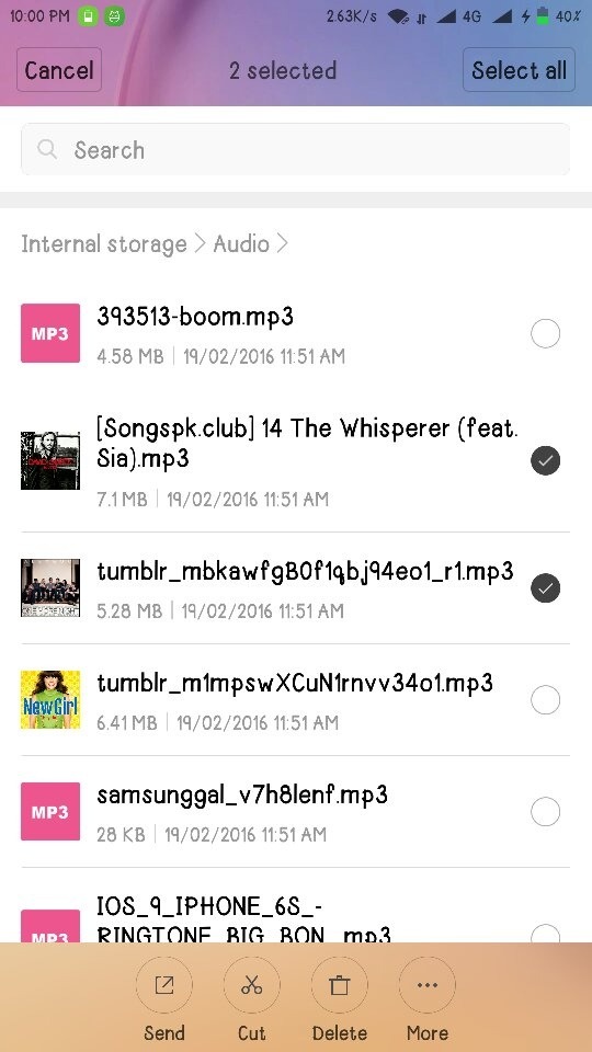 How to transfer data/files in my internal storage to SD card in Redmi
