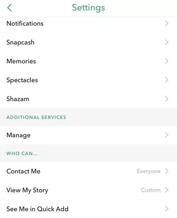 Apakah ada cara untuk menyembunyikan cerita Snapchat Anda dari seseorang? -  Quora