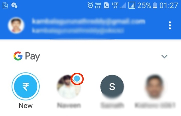 What are those blue dots against some of my recent connections on the
