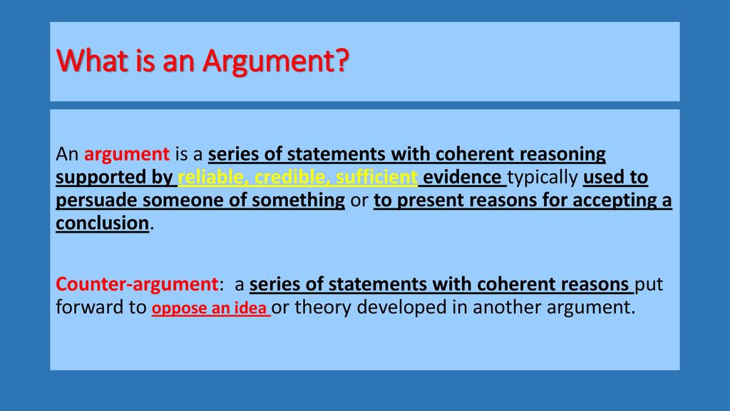 Apa itu argumen yang koheren? - Quora