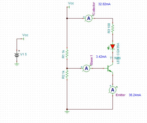 In terms of an automatic dark detector circuit, if the voltage drop of