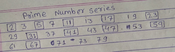COMPLETE the PATTERN 2,5,11,17,23,31,41? FIND the NEXT THREE NUMBERS