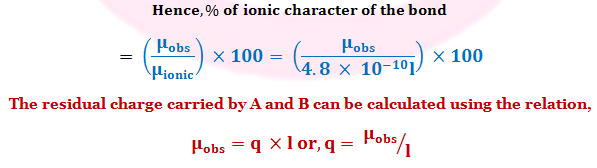 How can we calculate the percentage of ionic character? Is there any formula for it? Quora