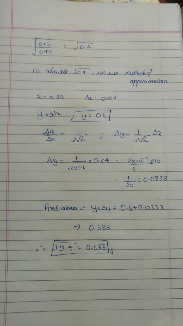 What is the square root of 0.4? Quora