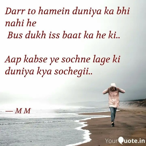 What are some of the best sad love shayaris? Quora