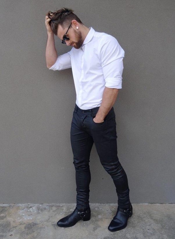 Does a white shirt and black pants match? Quora