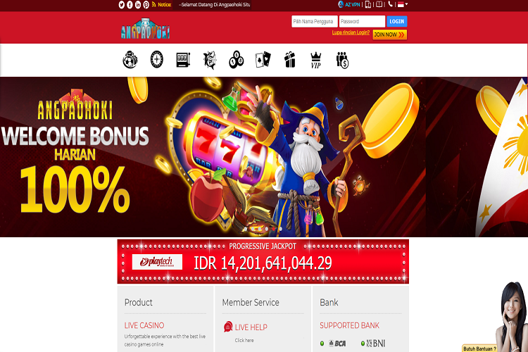ANGPAOHOKI AGEN JUDI SLOT ONLINE DEPOSIT PULSA AMAN DAN TERPERCAYA