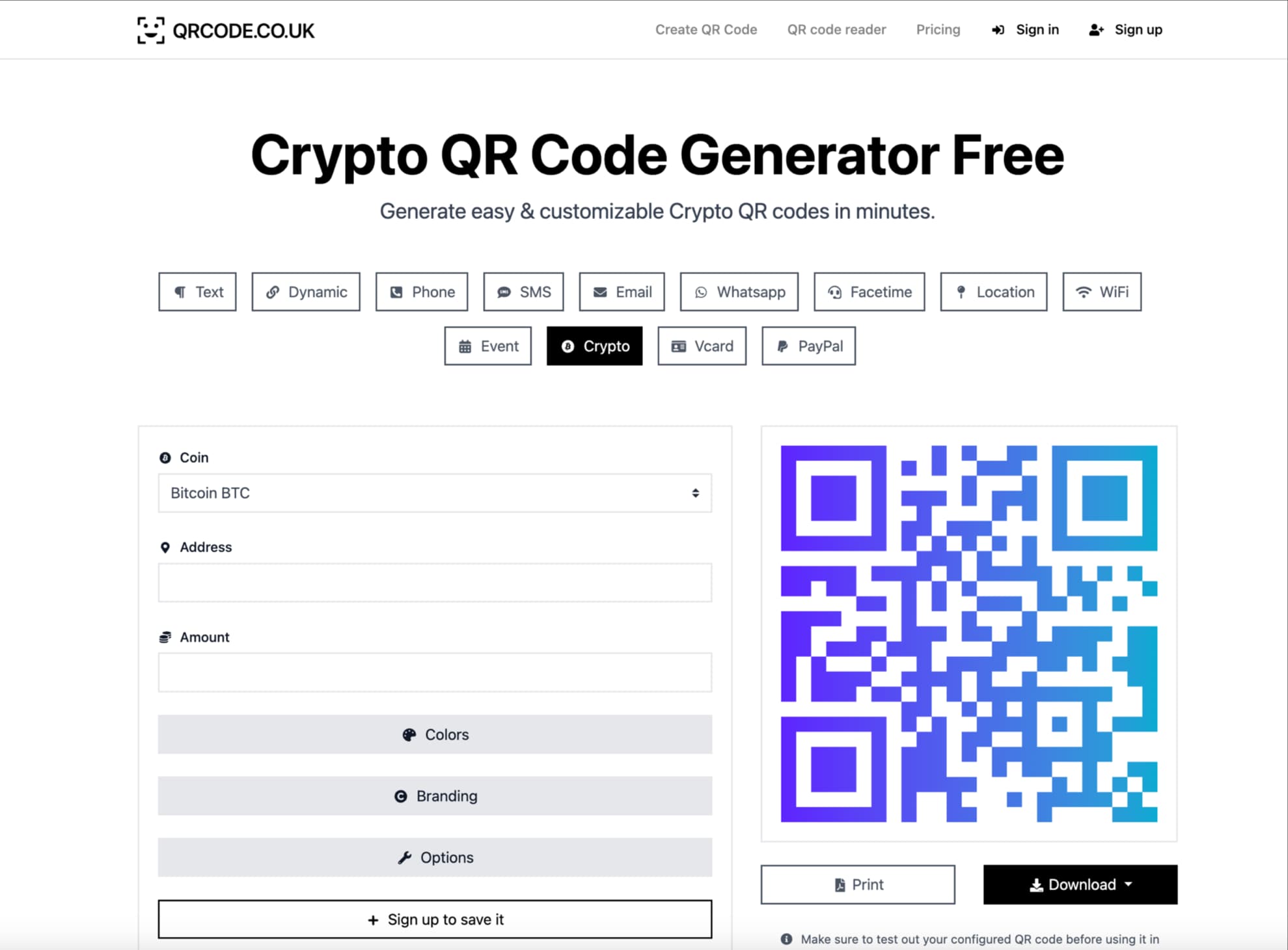 Ethereum QR Code Generator How to create a QR Code to Send Ethereum?