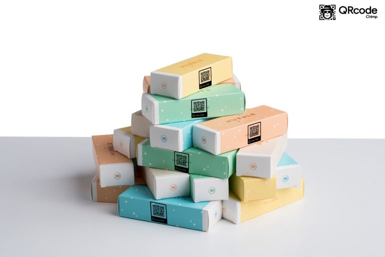 QR codes on Product Packaging QR Code Generator