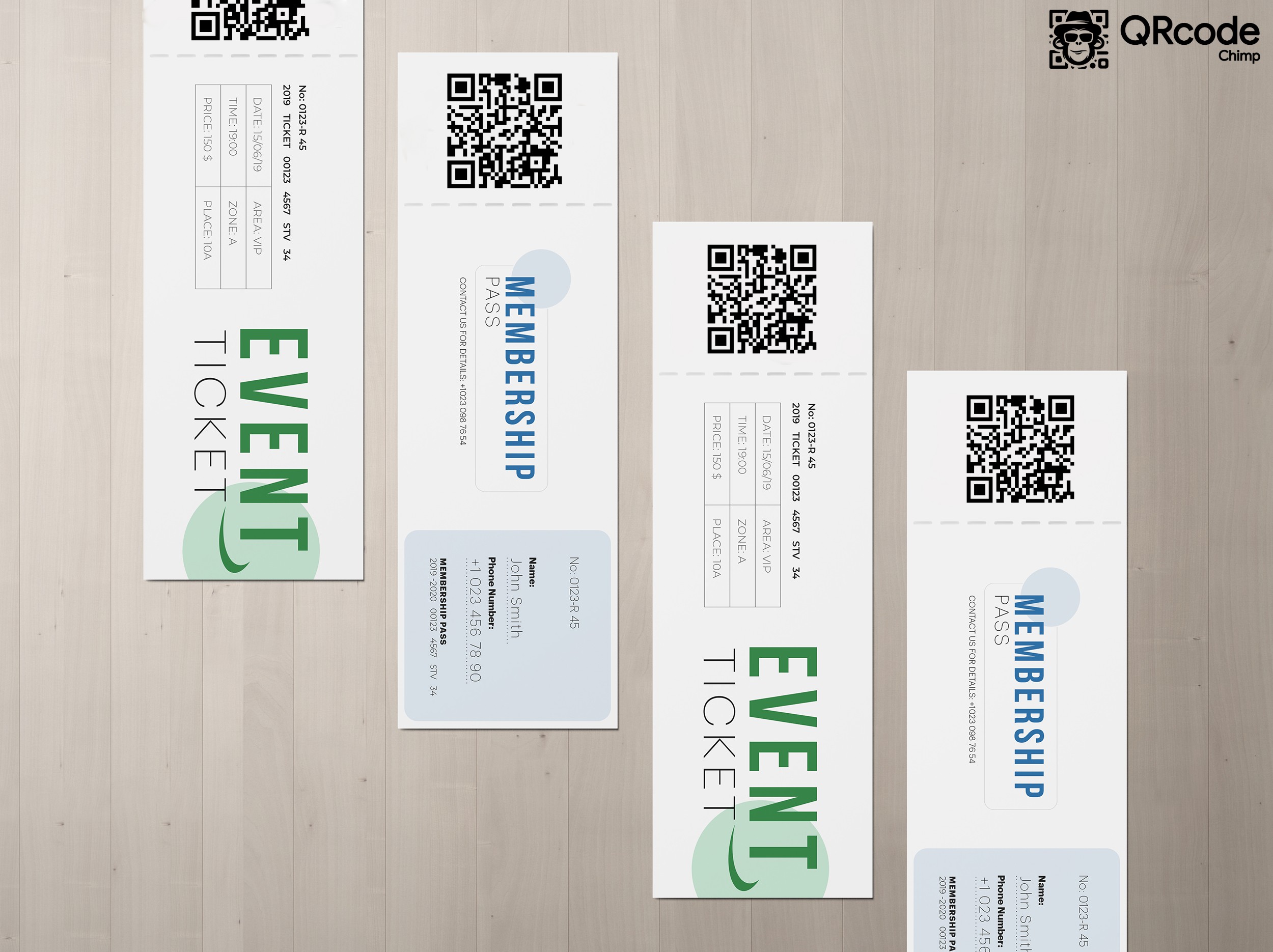 QR Codes on Tickets QR Code Generator