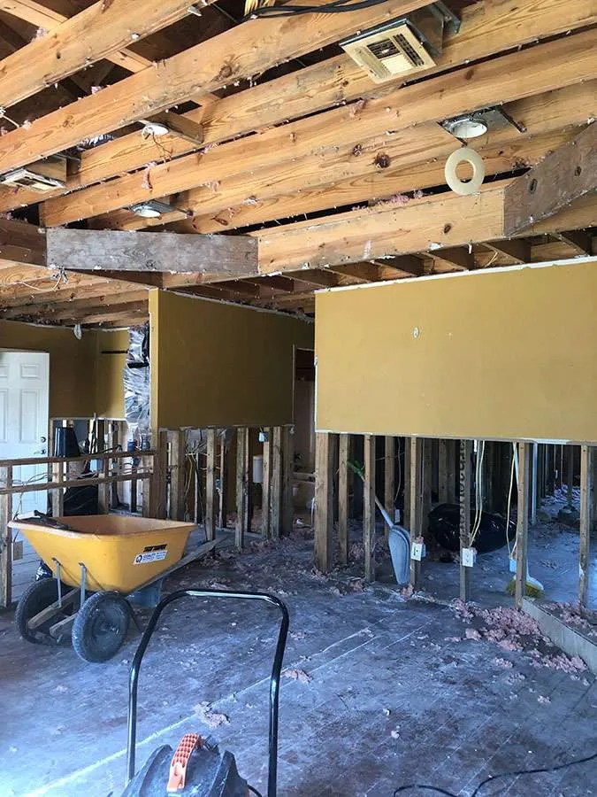 What happens if your house is damaged in a hurricane?