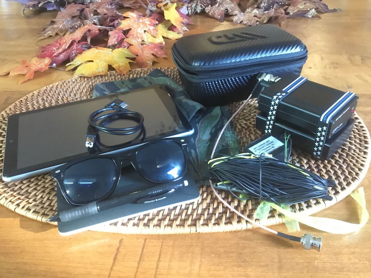Field Radio Kit Gallery W7UDT’s QRP Labs QDX Digital Mode Field Kit