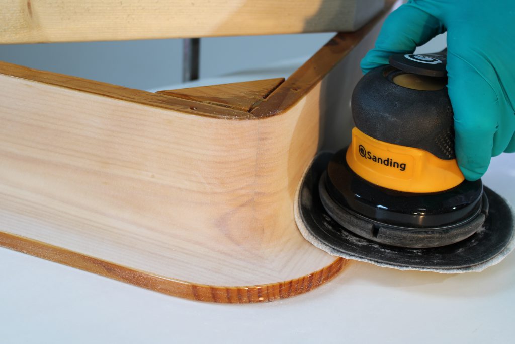 Sanding Curved Surfaces by machine Q Sanding System