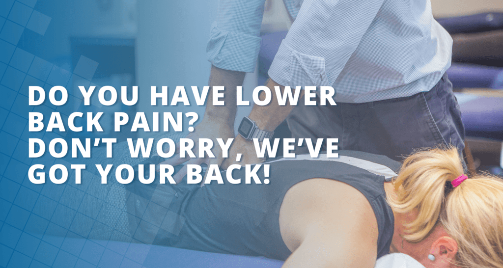Do You Have Low Back Pain? We Can Help! QSMC Book Today