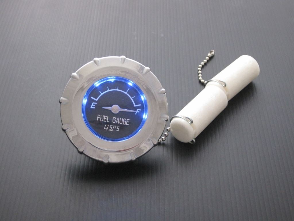 LED 40 mm FUEL GAUGE TANK CAP