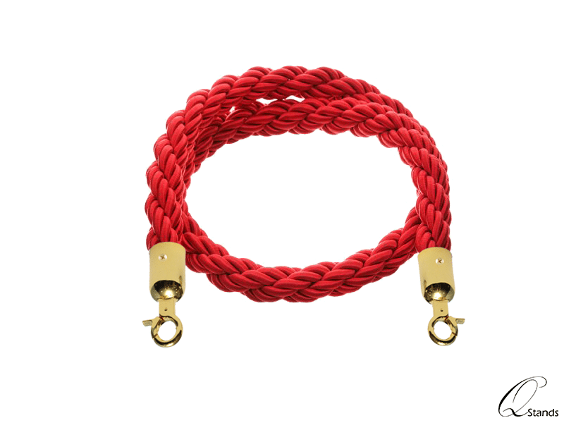 Red Braided Rope Qstands