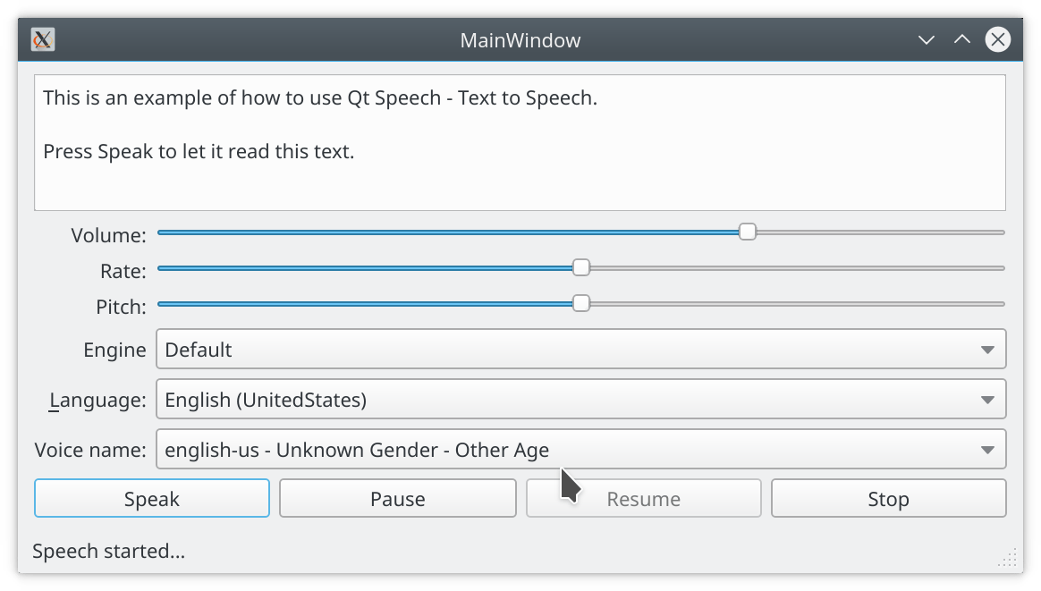 Qt Speech (Text to Speech) is here Qt Blog