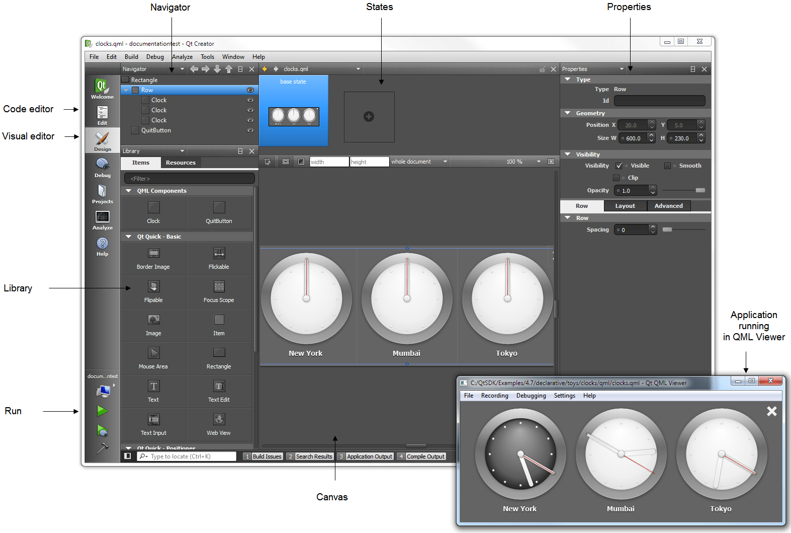 Qt Creator Using Qt Quick Designer