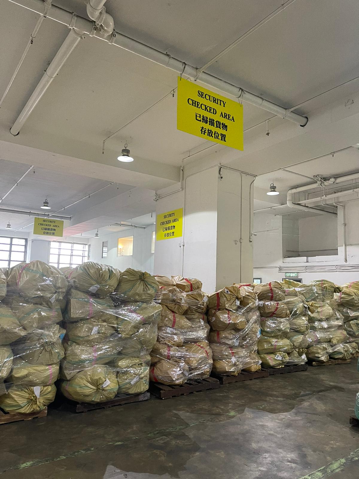 Hong Kong warehouse facility for handling ATC