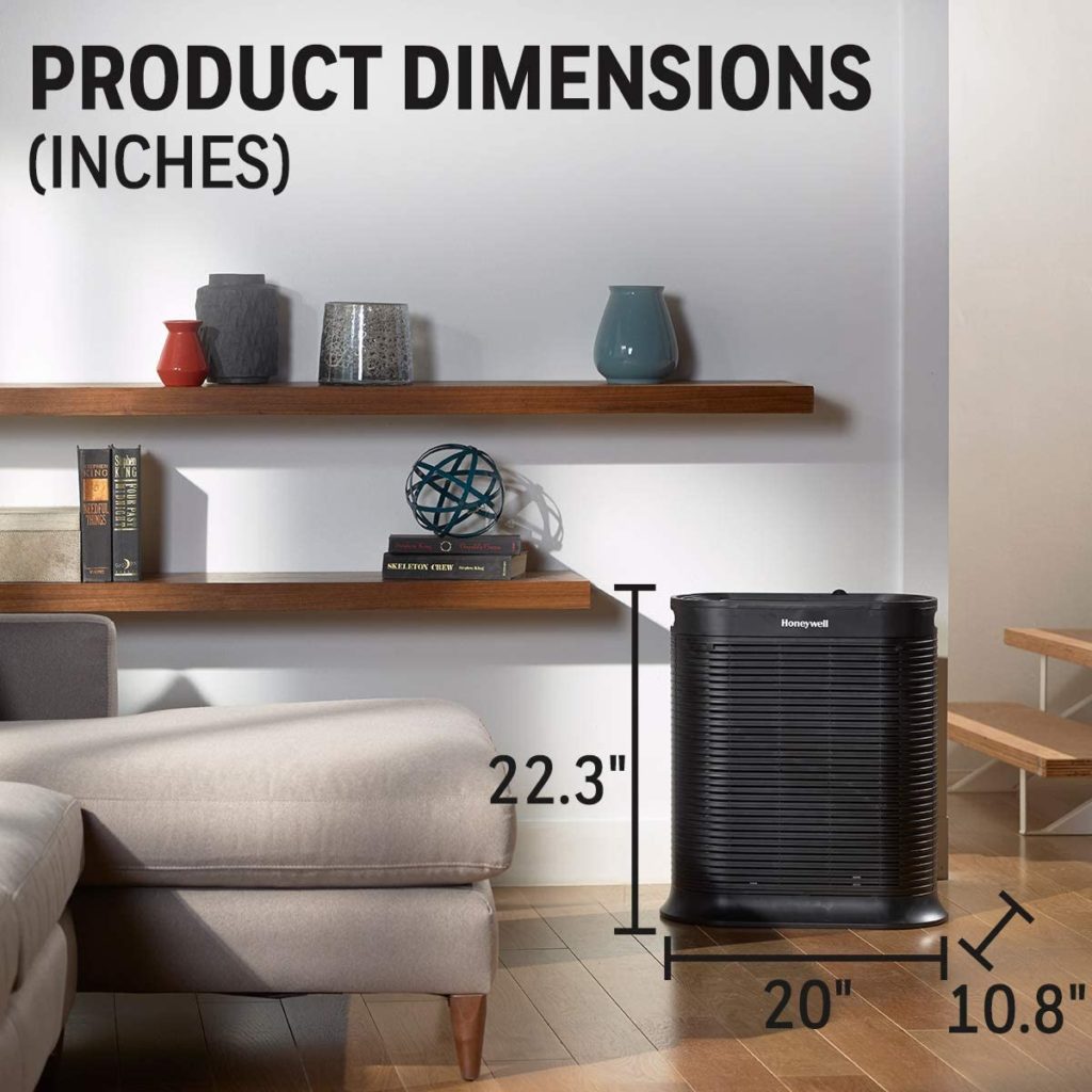 Honeywell HPA300 True HEPA Air Purifier, ExtraLarge Room, Black