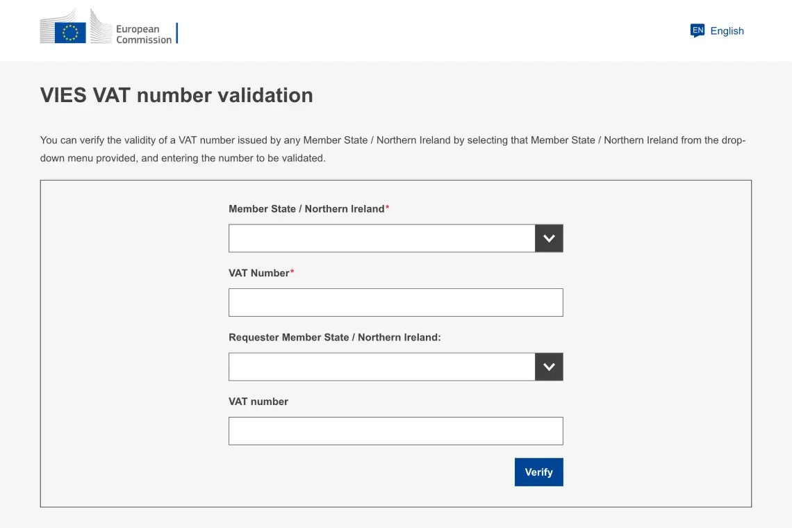 How to check if a company is VAT registered