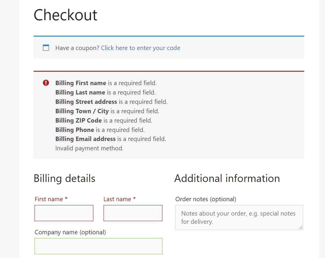 How to Change Checkout Error Messages QuadLayers