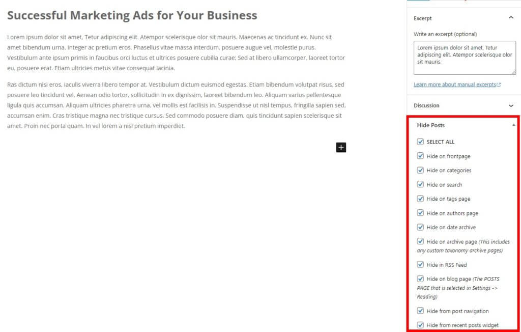 How to Hide Posts in WordPress QuadLayers