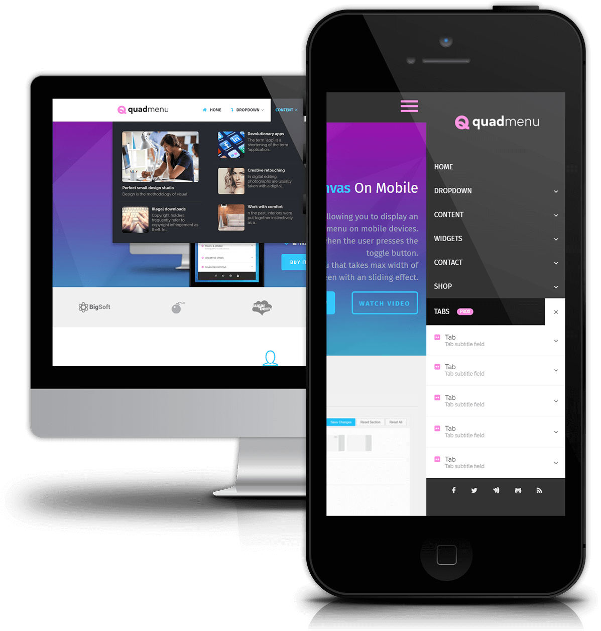 QuadMenu WordPress Mega Menu