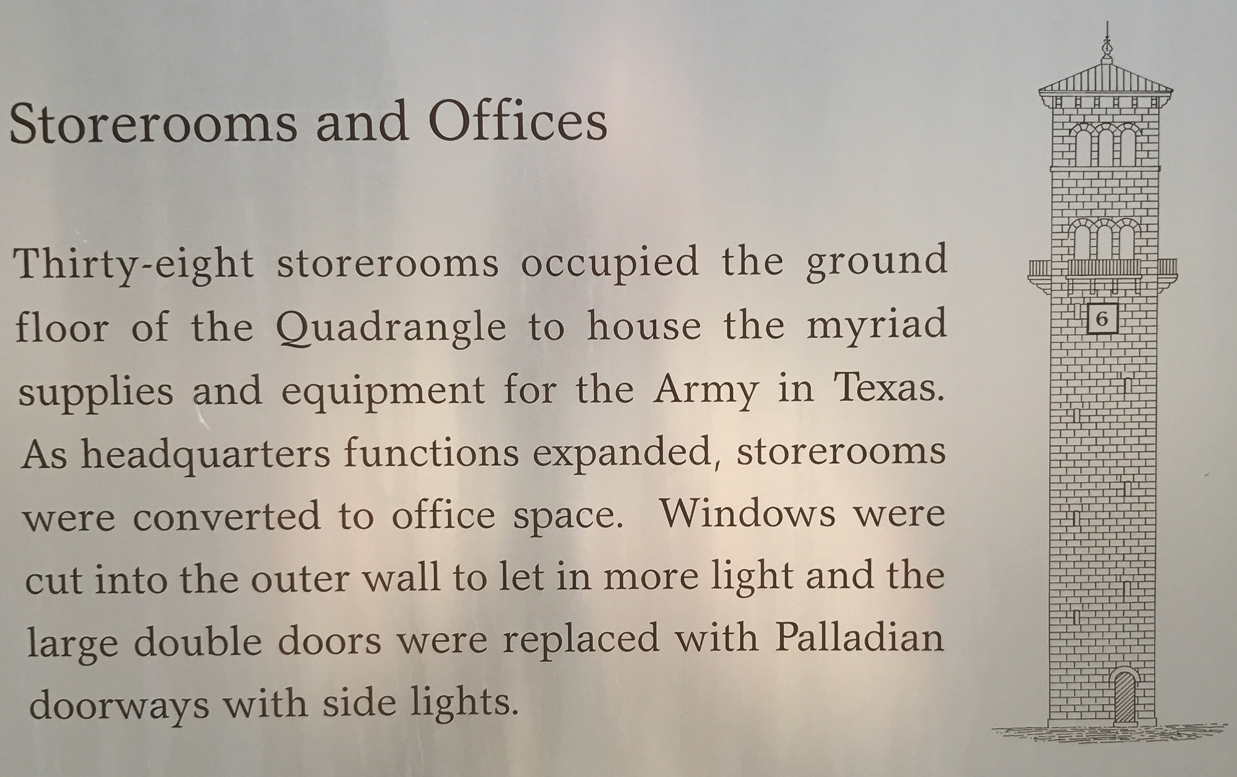 6Storerooms and Offices The Fort Sam Houston Museum