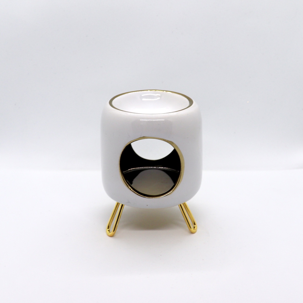 Tea Light Wax Melt Burner Golden Legs Quaid Candles Ireland Scented Homemade Candles