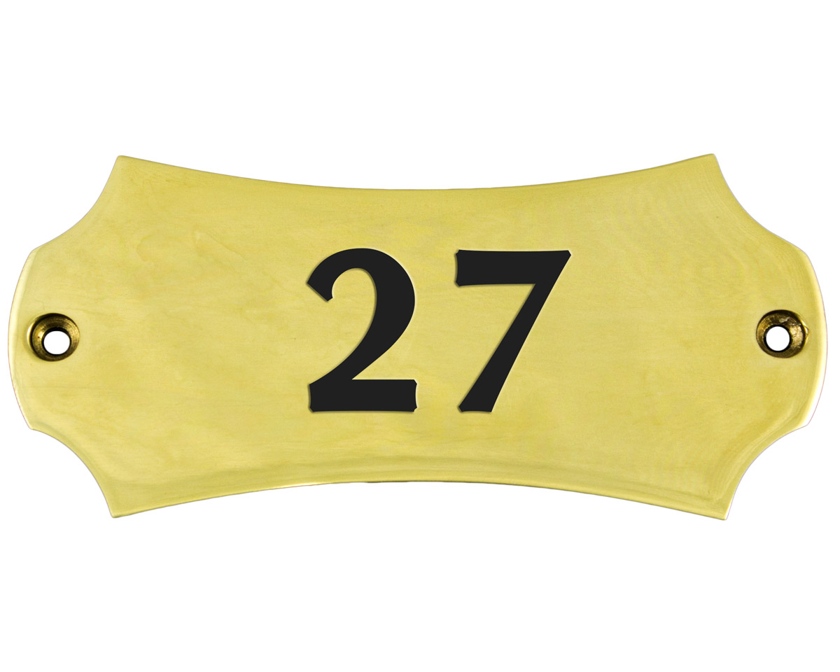 Small Ornate Rectangle Plaque P3001PB Qualarc