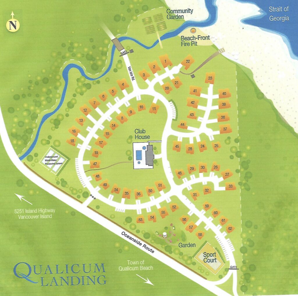 Google Maps Qualicum Beach SITE MAP Qualicum Landing