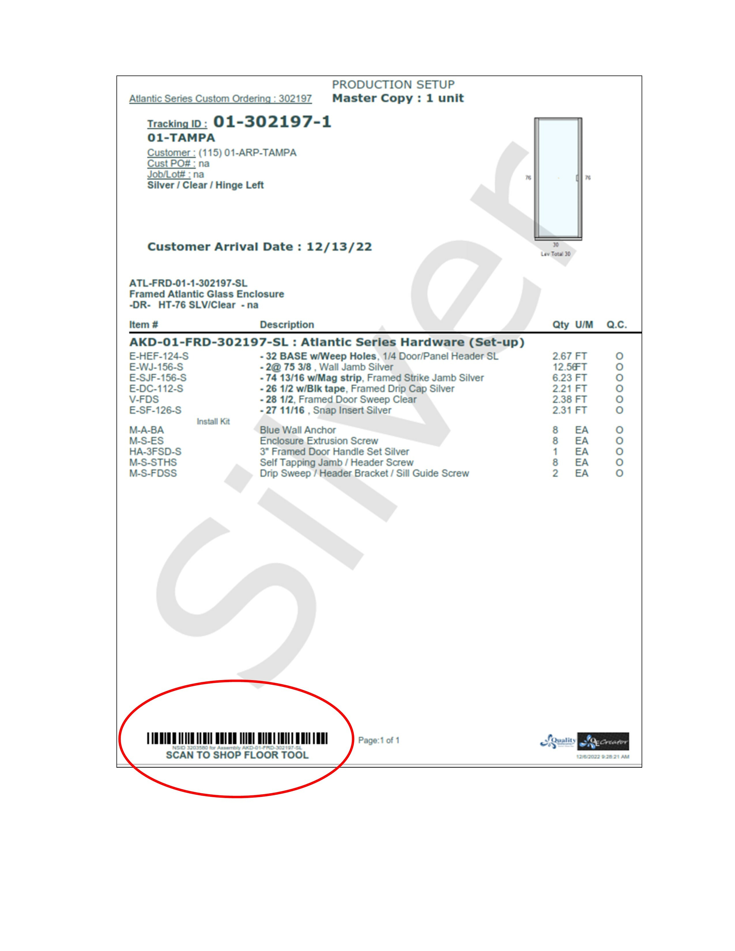Quality Enclosures Inc. QE Production Setup