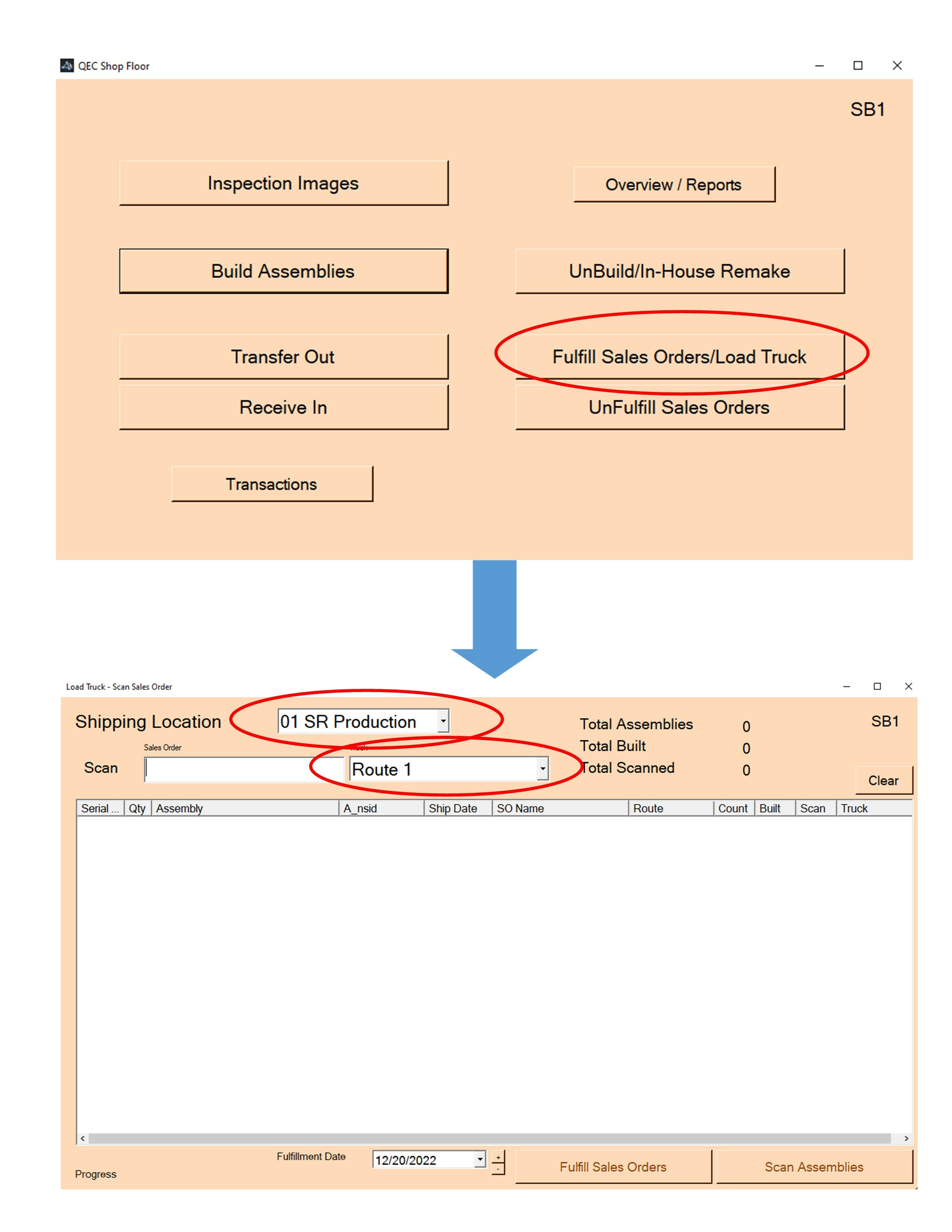 Quality Enclosures Inc. QE Production Shipping