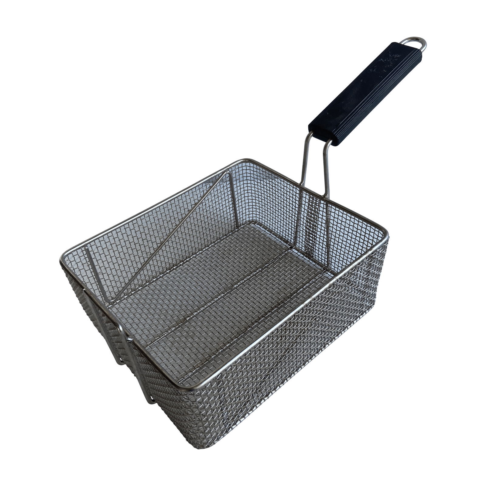 Fry Basket, Stainless Steel, Black Handle, 260x220x110 (mm) Quality