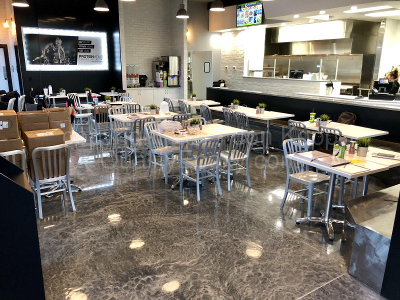 Quality Epoxy Metallic and Chip Floor Coating Specialist Protein House