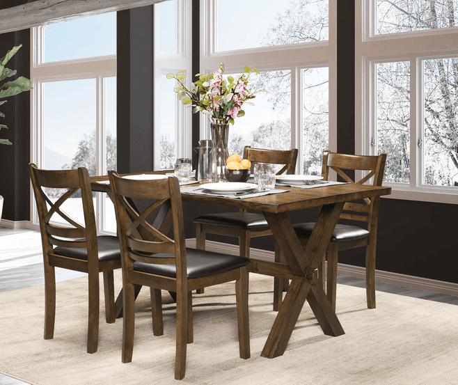 5 Piece Live Edge set Quality Furniture