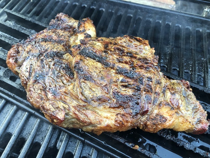 How to Grill a THICK Ribeye Steak on a er Gas Grill {Up to Two Inches}