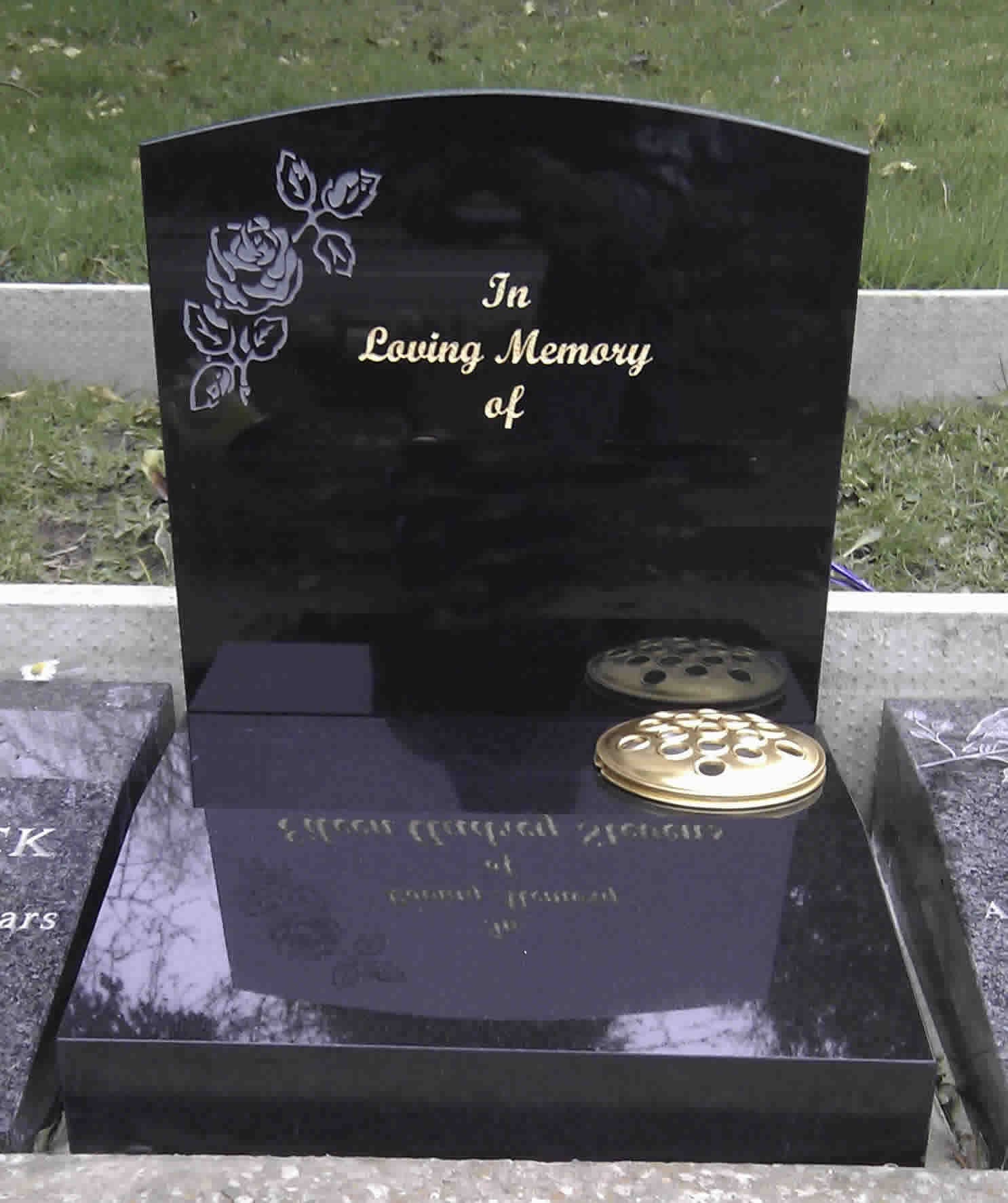 Cremation Headstone Quality Headstones and Memorials at WT Drage and