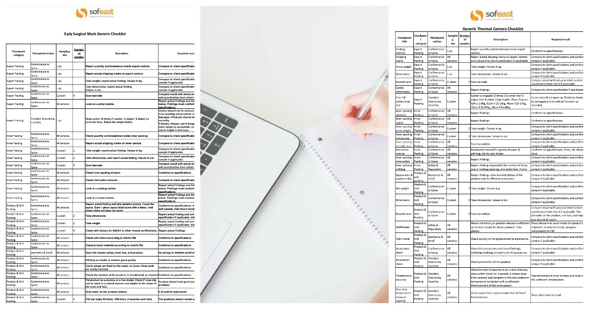Quality Checklists 3 Examples for Inspections