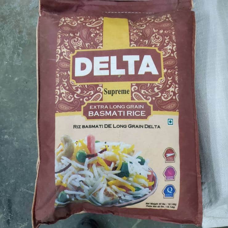 Delta Superior Basmati Rice (40Lbs) Quality Meat & Foods