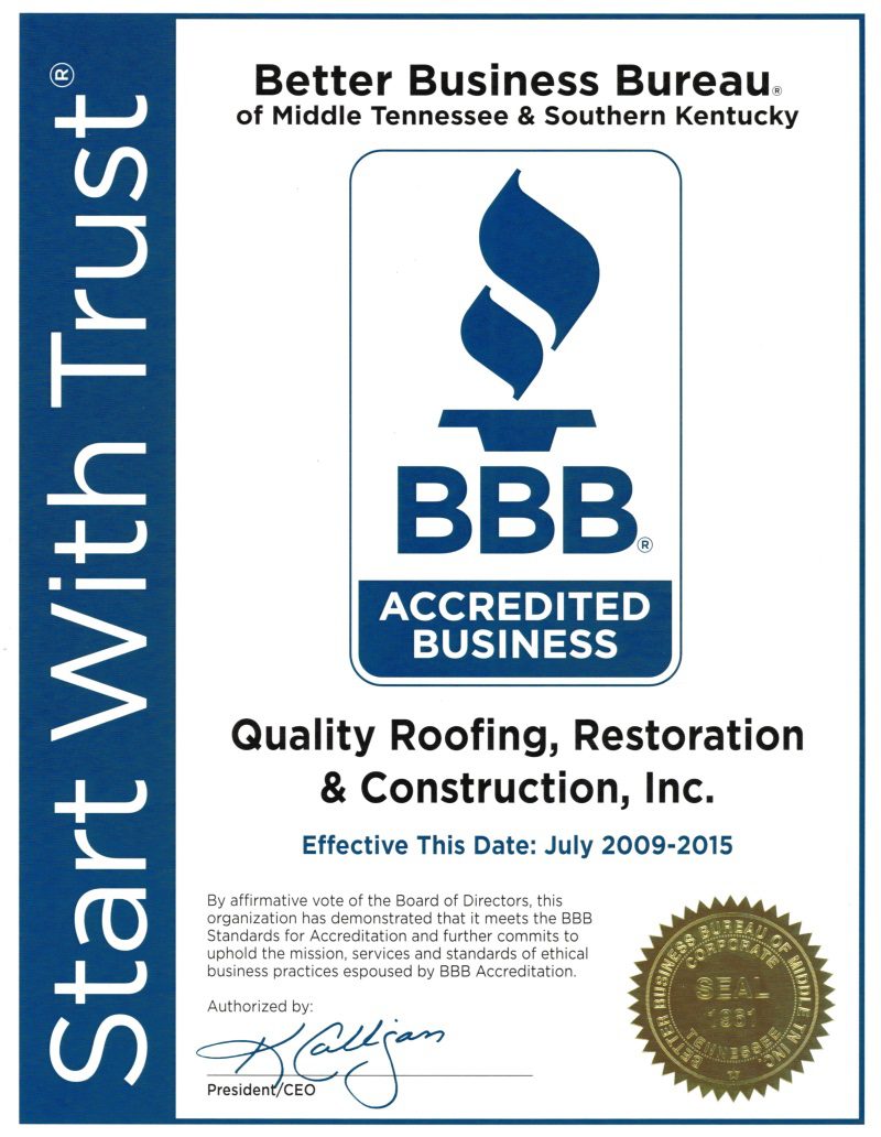 bbb Quality Roofing Co