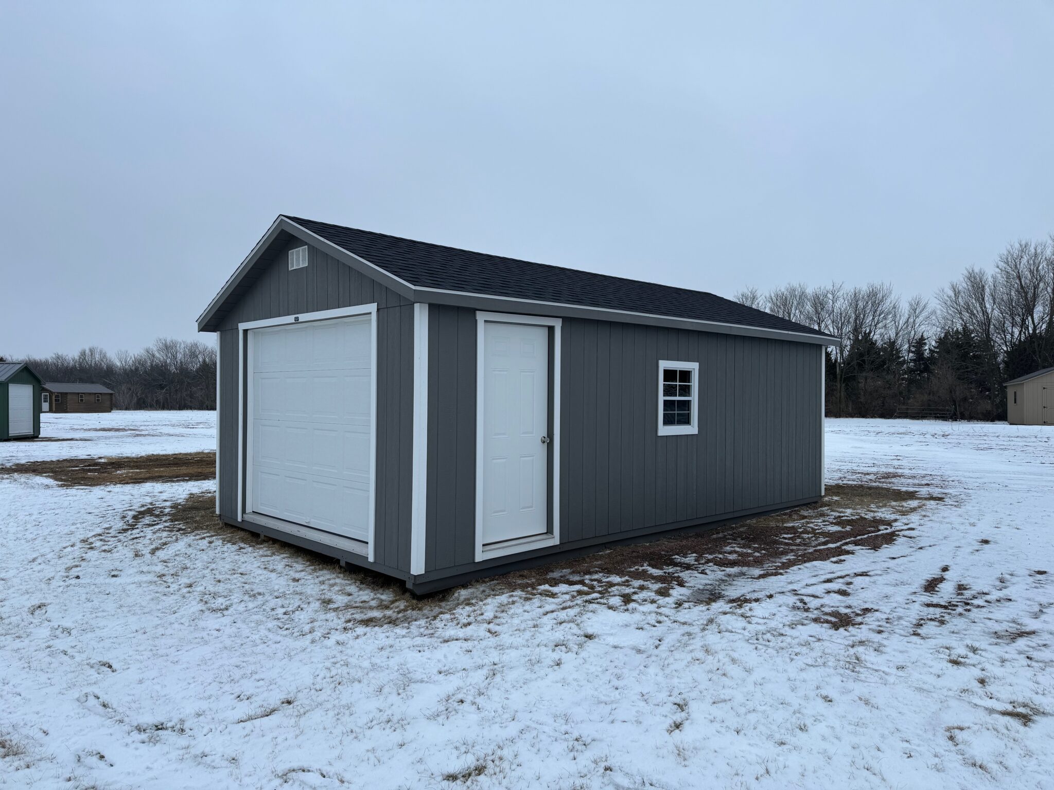12x24 Ranch Garage 6793 Quality Storage Buildings