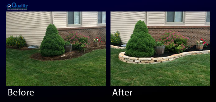 Before and After Photos of Quality Landscaping Services and Exterior
