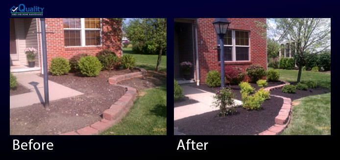 Before and After Photos of Quality Landscaping Services and Exterior
