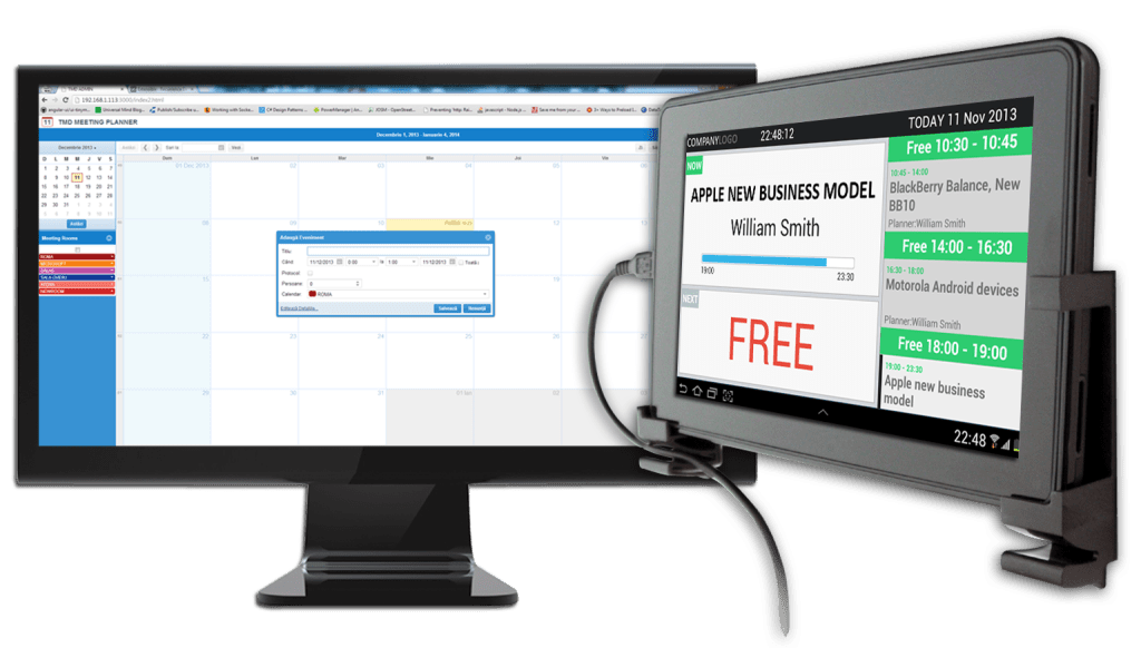 Book & Meet, meeting room booking software application QUALTEH