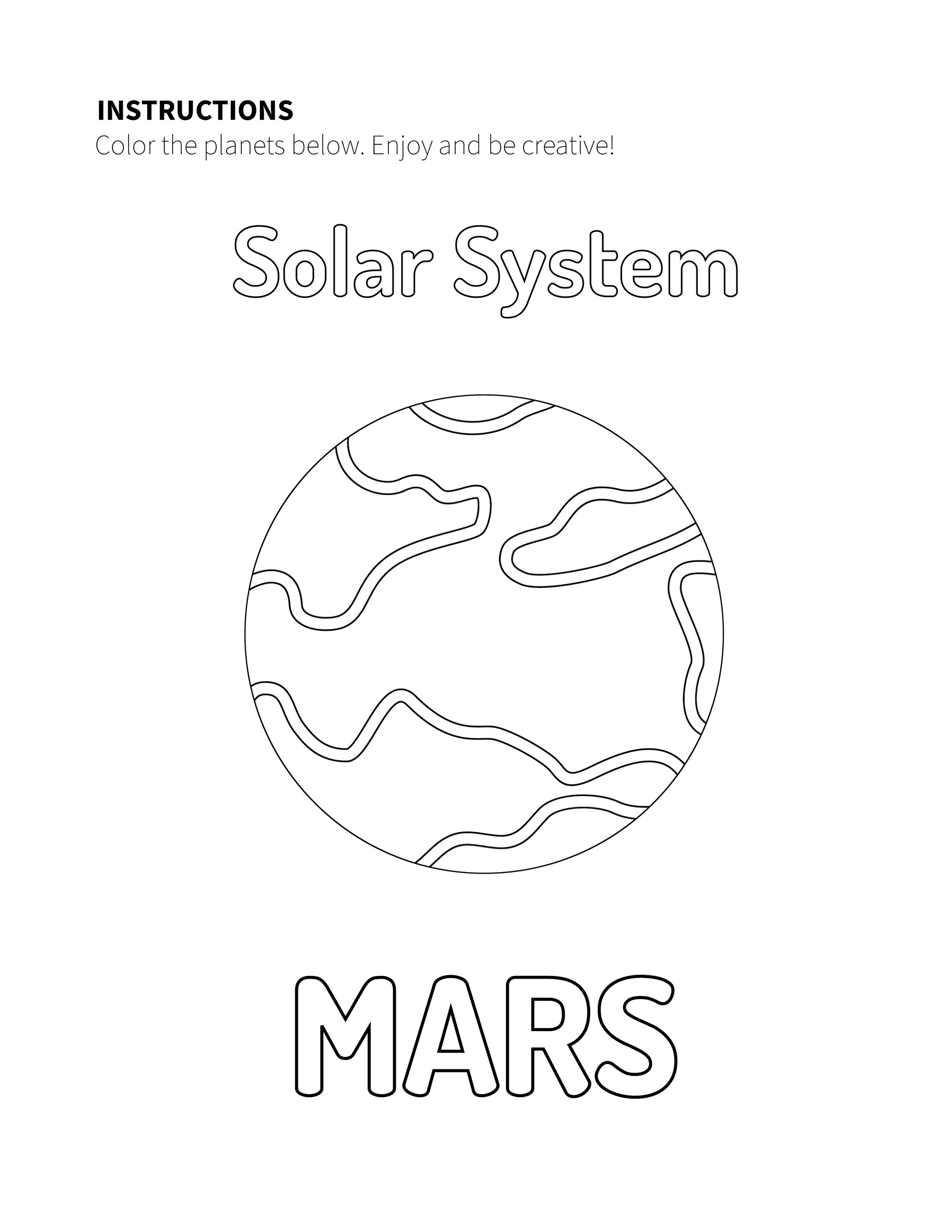 Solar System Activity Sheets